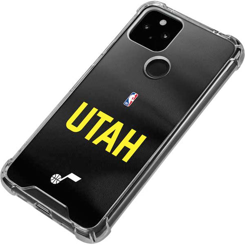 NBA Utah Jazz Jersey Google Pixel 4a 5G Clear Case